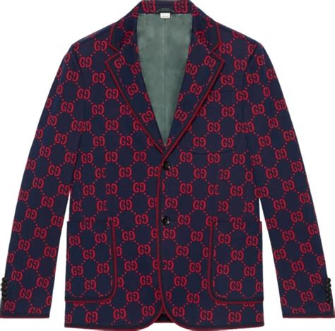 gucci blazer navy and red|Gucci Navy & Red.